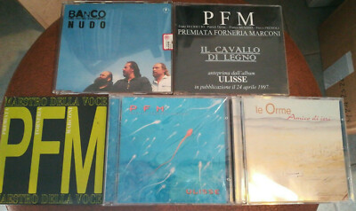 Lot RARITÄT, Promo und sealed Progressive Rock Italienisch In CD Pfm Banco Orme prog