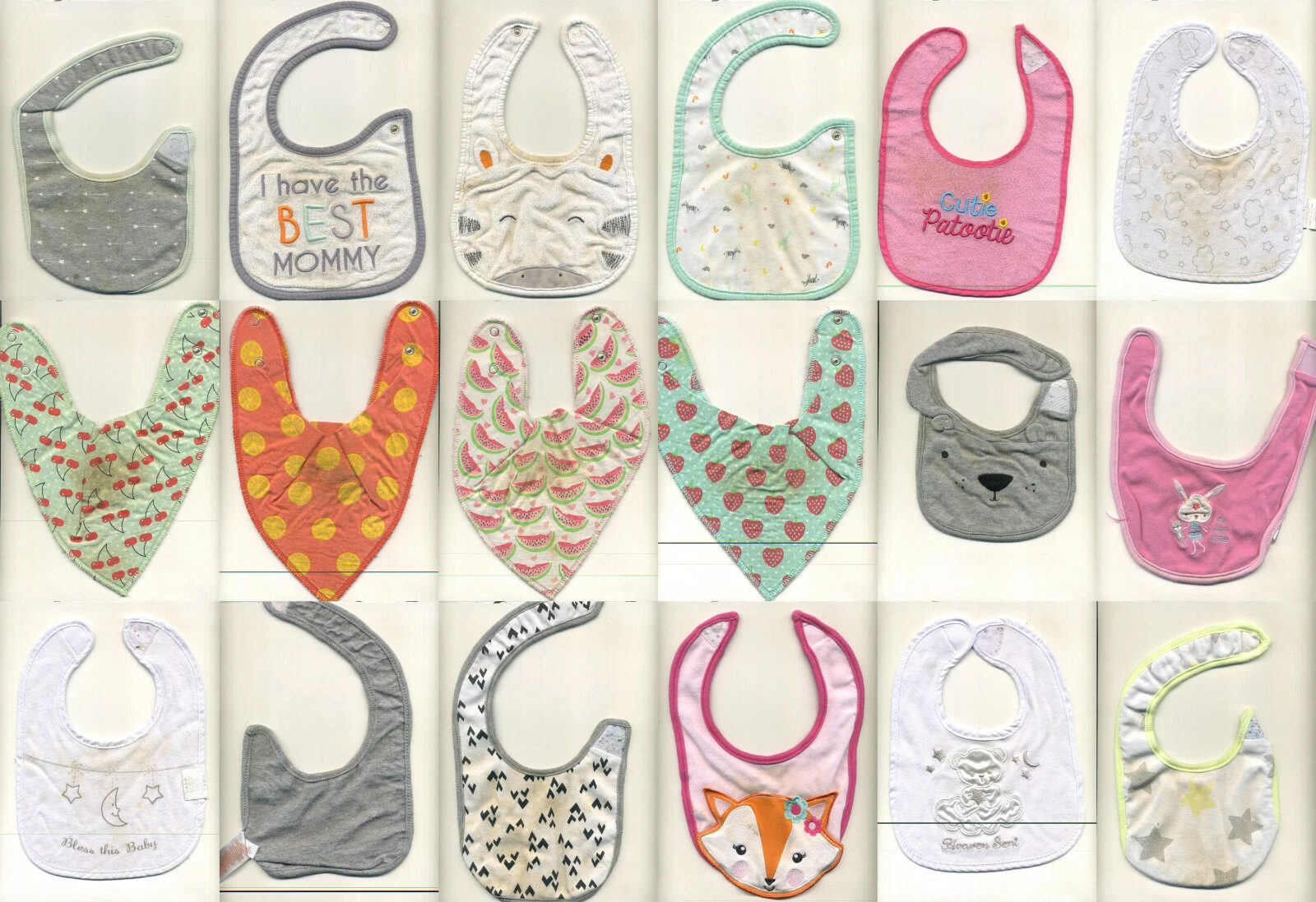 BABY BIBS LOT OF (18); used, clean
Opens in a new window or tab