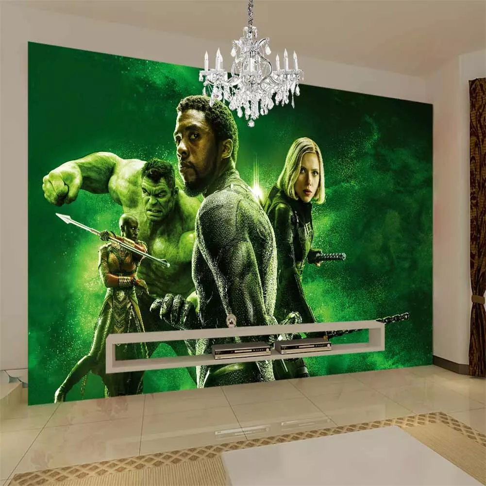 Incredible Hulk 3D Full Wall Mural Photo Wallpaper Printing Home Kids Decor