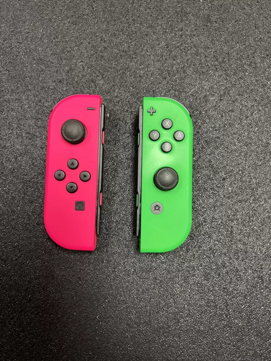 Nintendo Switch Joy-Con Pair, Neon Pink and Neon Green