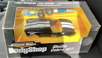   ERTL SHELBY Cobra 427 Black 1/18 American Muscle Body Shop Model Kit  