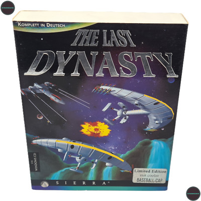 The Last Dynasty IBM PC CD Spiel Big Box CIB Sierra 1995 Vintage 90s