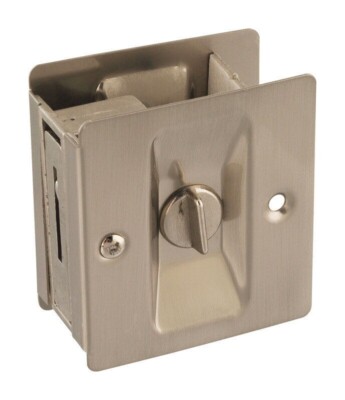 National Hardware N326-272 Brass Pocket Door Latches for 1-3/8 in. Thick Doors