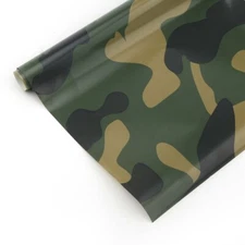 79" Camouflage Green Film Iron-On Heat Shrink Skin RC Plane Covering 60*200cm