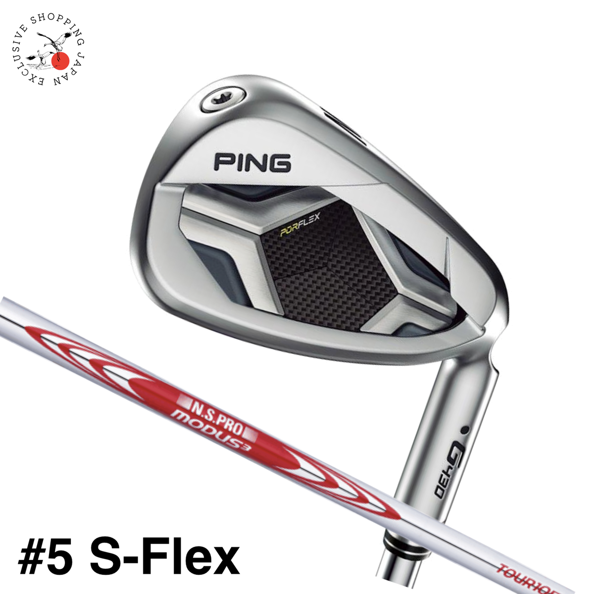 PING Golf G430 Iron Club #5 22° N.S.Pro Modus3 Tour 105 Steel 