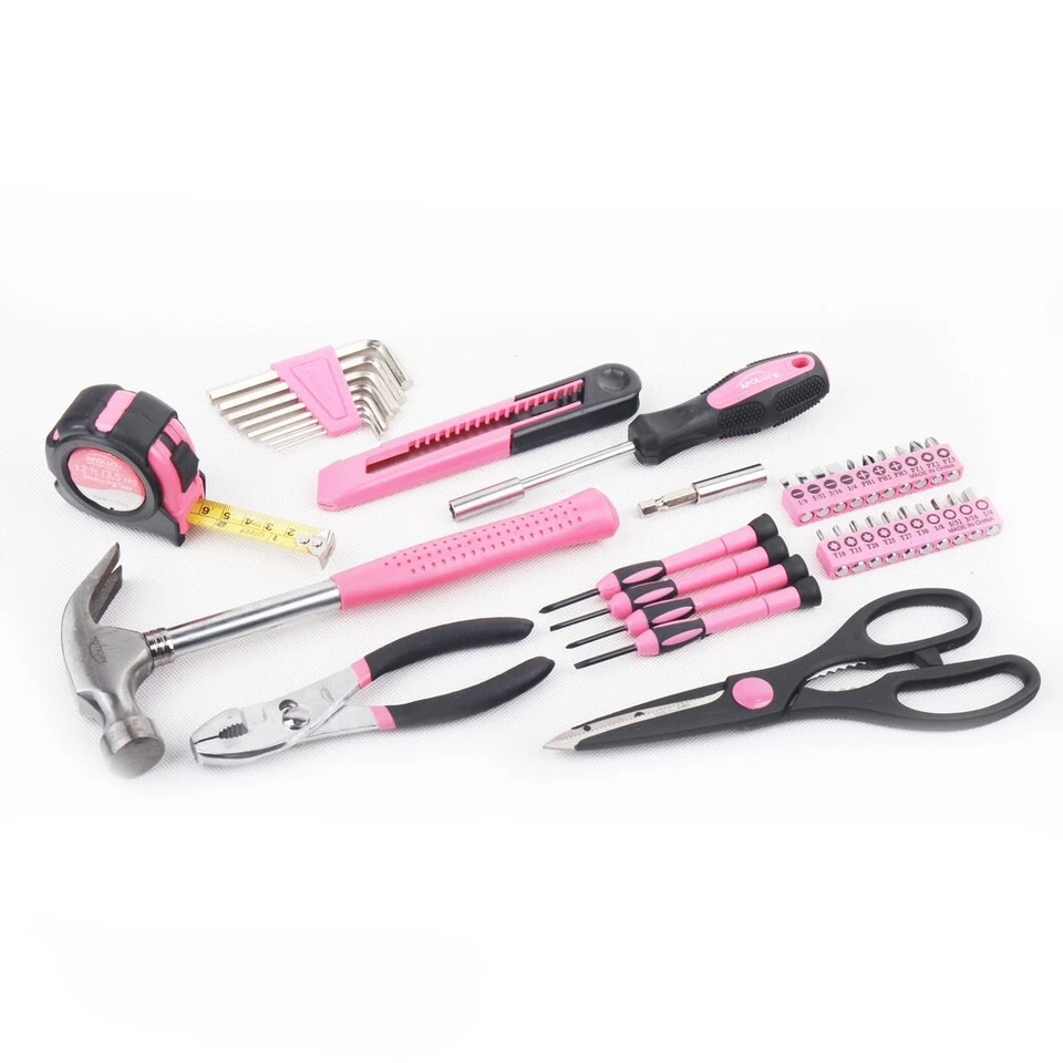 Apollo Precision Tools Pink 39 Piece General Tool Set - Image 3 of 4