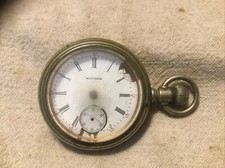 Antique Waltham 15 Jewel Silveroid Railroad Train Pocket Watch-Parts Or Repair