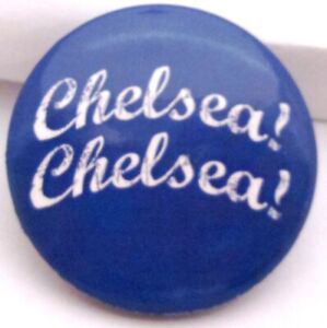 Fußball England Button / Anstecker FC Chelsea London #3 Lion 38 mm 46