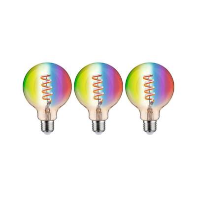Paulmann LED G95 E27 3 x 470lm Smart Home Zigbee 3.0 3 x 6 3W RGBW+ dimmbar