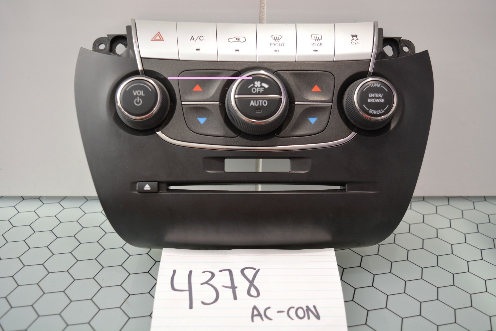 11 12 13 14 15 16 Journey AC and Heater Control 1RK591X9AC Used Stock #4378-AC 