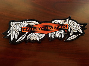 Broken Wings Harley Davidson Motorcycle Patch Vintage Factory HD Hat Vest Shirt