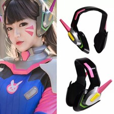 Xcoser Game OW Overwatch D.Va Hana Song Cosplay Headphone Costume Prop Halloween