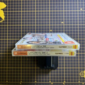 Lot 2 Capcom vs. SNK 1 2: Millionaire Fighting 2000 2001 Dreamcast Japanese