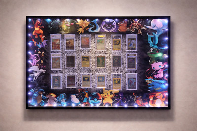 pokemon card display led display ok PSA Bgs Ecc cards sar pokemon