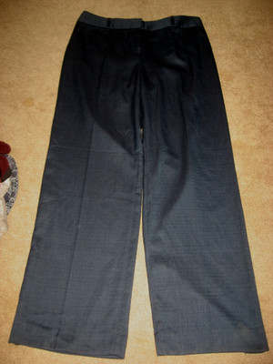 Womens Navy THE LIMITED Cassidy Dress Pants 12 Longd