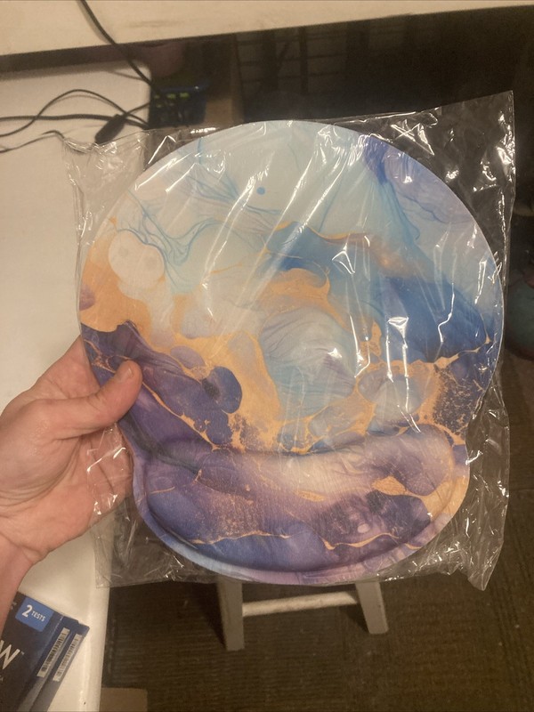 Mouse Pad Wrist Rest Multicolored Non Slip