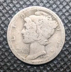 1917 10C Mercury Dime 90% Silver Circ