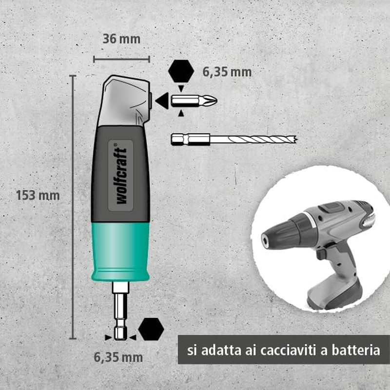 Avvitatore Angolare I 4688000 I Foratura E Avvitamento Facili Ad Angoli Di 90° - - 3