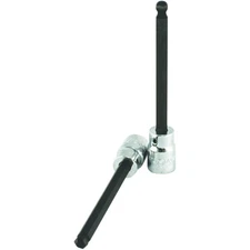 Long Ball End Hex Key Socket Metric 3/8" Drive 8mm Trident T121508