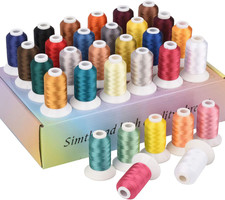 32 Madeira Colors Polyester Embroidery Machine Thread Kit 500M 550Y Similar