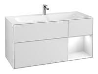 Villeroy & Boch Finion Waschbeckenunterschrank FüR Becken Mittig Regal Rechts...