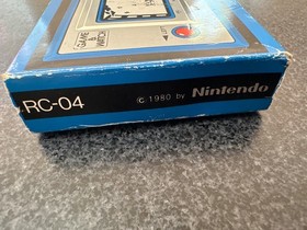 Vintage Nintendo Game & Watch Fire RC-04 Silver Series Japan 1980 Game Console