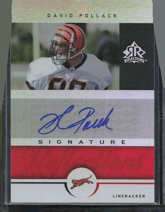David Pollack Upper Deck Reflections Signature Reflections #SRDP Signature Reflections