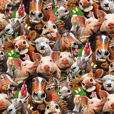 Funny Farm - 20" x 38" Hydrographic Film Hydro Dipping