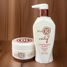 It  s A 10 Coily Miracle Hair Mask 8oz  Coily Miracle Hydrating Shampoo 10oz 