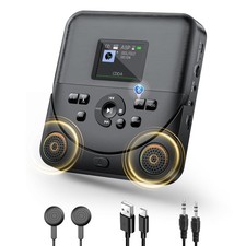 Bluetooth CD Player Portable for Home Rechargeable CD Player with Dual Stereo...