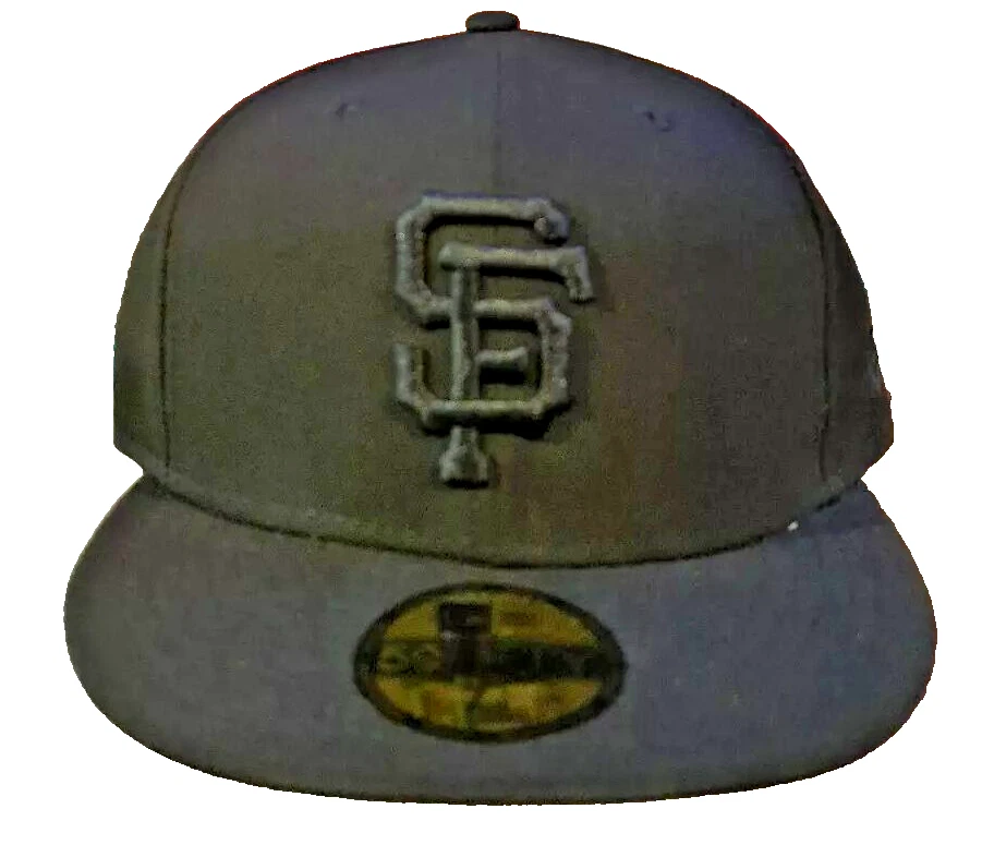 Sombrero New Era 59Fifty SFGiants Negro Ajustado Talla 7 1/8 Foto 2 de 4