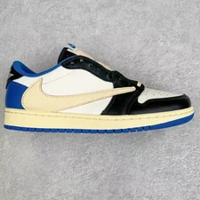 Travis Scott x J0rdan AJ 1 Low OG Blue-Black (Men)