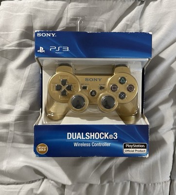 PlayStation 3 DualShock 3 Controller: Metallic Gold PS3 OEM AUTHENTIC BRAND NEW!