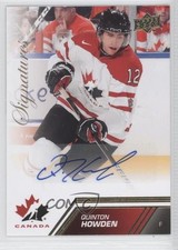 2013 Upper Deck Team Canada Gold Signatures Quinton Howden #74 Auto 2b1