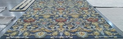 NAVY MULTI 11'-0'' x 15'-0'' Back Stain Rug, Reduced Price 1172791825 BLM402A-1115