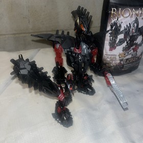 2009 vintage LEGO 8984 Bionicle STRONIUS 99% COMPLETE Canister Manual GLATORIAN