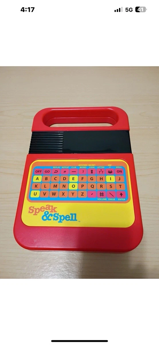 スピークアンドスペル 世界中のアーティストから愛されたSpeak & Spellの復刻版が発売