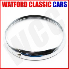 MG Midget Chrome bumper 7" screw in style lamp trim