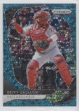 2020 Panini Prizm Quick Pitch Teal Donut Circle 12/15 Deivy Grullon #72 1p5