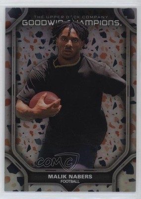 2024 Goodwin Champions Platinum Rainbow Terrazzo Malik Nabers Rookie RC 0xx7