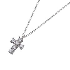 Vendome Aoyama Cross Necklace Diamond Pt900 Pt850 P0052705