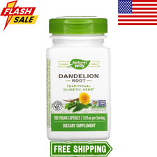 Dandelion Root 1,575 mg per serving Non-GMO Nature's Way Gluten Free Vegetarian