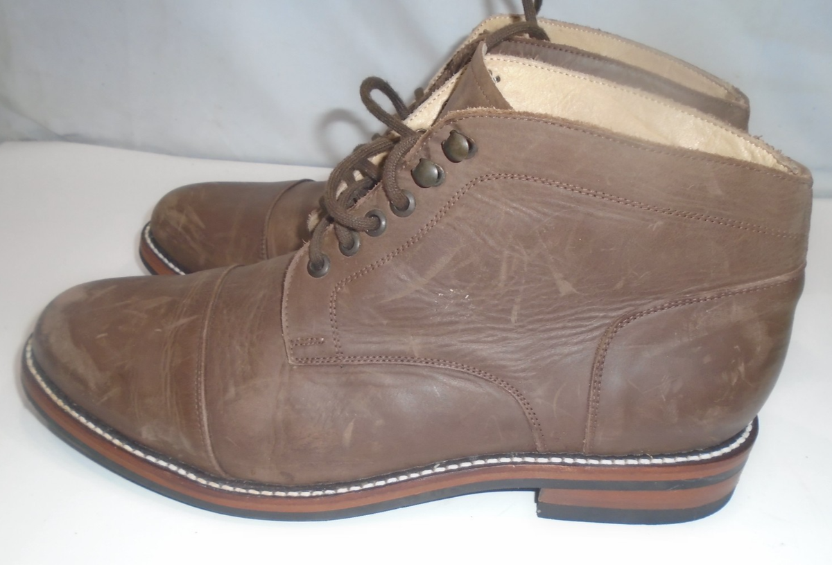 Miles & Louie Mens Brubeck Chukka Boot Handmade Leather  display picture 3