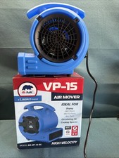 B-Air 1/8 HP Air Mover Carpet Dryer Floor Blower Fan for Home Use in Blue