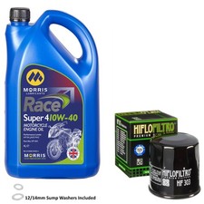 XJ600 S Diversion Oil and Filter Kit Morris Race Super 4 10w40 4L Yamaha 2001 9.69 per litre