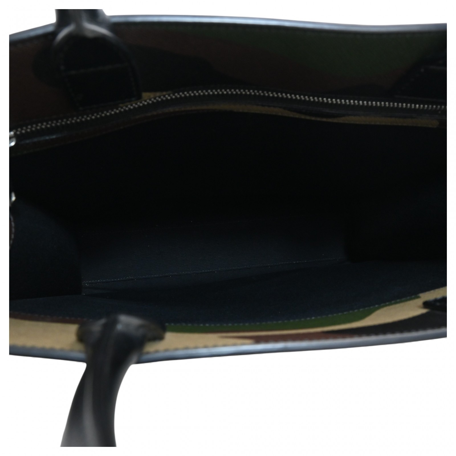 Auth Celine Medium Vertical Cabas Camouflage Hand… - image 8