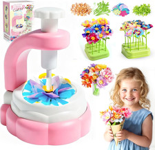 Fabric Flower Bouquet Toys, Birthday Gifts for 5 6 7 8 9 Year Old Girls  DIY ...