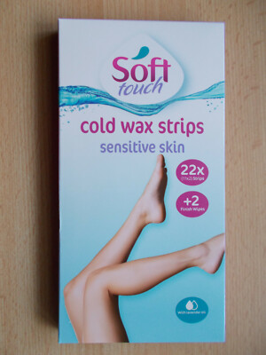 Kaltwachsstreifen, cold wax strips, Körper Enthaarung, Haarentfernung, 22+2 Stk.