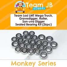 Team Losi LMT Mega Truck, Gravedigger, Roller, Son-uva Digger -26 Pc Bearing Kit