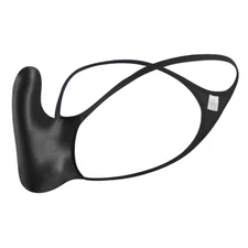 Men's Underwear Thong String Shiny Glossy Thong String Stretch Sexy Underpants